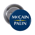 Bouton de McCain/Palin Pin's