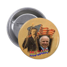 Bouton de McCain TR Badge Avec Épingle