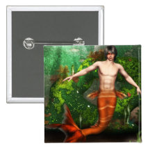 Bouton de natation de triton badge
