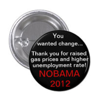 Bouton de Nobama 2012 Pin's Avec Agrafe