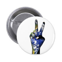 Bouton de paix badge