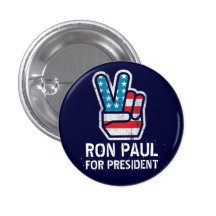 Bouton de paix de Ron Paul Pin's