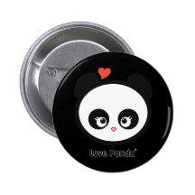 Bouton de Panda® d'amour Pin's