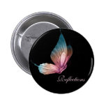 Bouton de papillon de réflexions badge