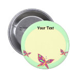 Bouton de papillons de danse badge avec épingle