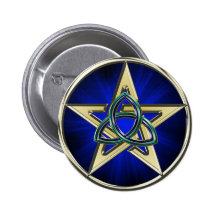 Bouton de pentagone étoilé de Triquetra Badge