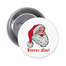 Bouton de Père Noël Joyeux Noel Badges
