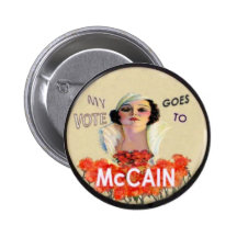 Bouton de Pin- de McCain Pin's