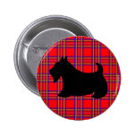 Bouton de Pin de Terrier d'écossais Badges Avec Agrafe
