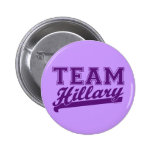 Bouton de pourpre de Hillary d'équipe Badge