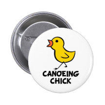 Bouton de poussin de canoë-kayak badge