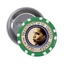 Bouton de puce de casino d'Obama Badge