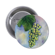 Bouton de raisins de cuve de Chardonnay Badge Avec Épingle