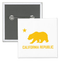 Bouton de République de la Californie badges publicitaires