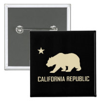 Bouton de République de la Californie badges publicitaires