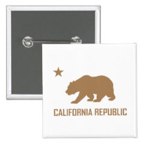 Bouton de République de la Californie badges publicitaires