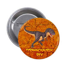 Bouton de Rex de Tyrannosaurus Badge Avec Épingle