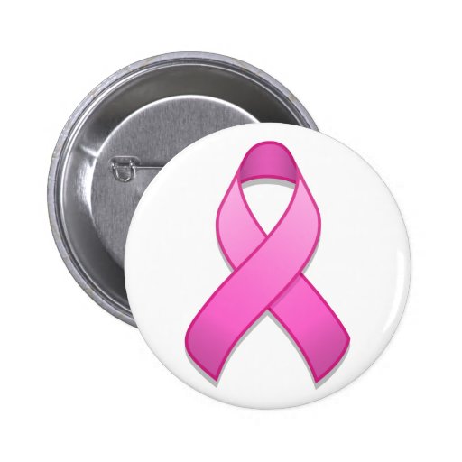 Bouton de ruban de conscience de roses indien badges avec agrafe