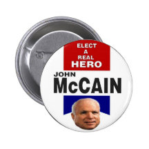 Bouton de ruban de héros de McCain Badge Avec Épingle