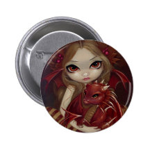 Bouton de "Sienna Dragonling" Badges Avec Agrafe