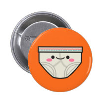 Bouton de slip de Kawaii badges publicitaires