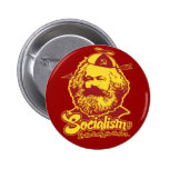 Bouton de socialisme de Karl Marx Pin's Avec Agrafe