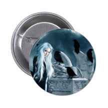 Bouton de sorcière de corneille pin's