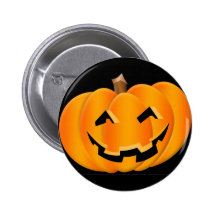 Bouton de sourire de citrouille de Halloween Badge Avec Épingle