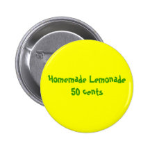 Bouton de stand de limonade pin's avec agrafe