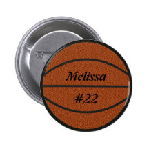 Bouton de talent de basket-ball badges avec agrafe