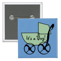 Bouton de talent de boguet de bébé badge avec épingle