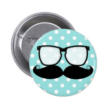 Bouton de talent de moustache pin's