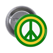 Bouton de talent de signe de paix badges