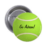 Bouton de tennis badges avec agrafe