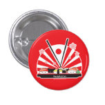 Bouton de terre de sushi badge