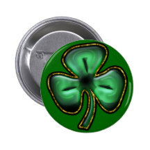 Bouton de trèfle du jour de St Patrick Badges