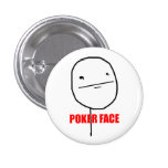 Bouton de visage de tisonnier badge avec épingle