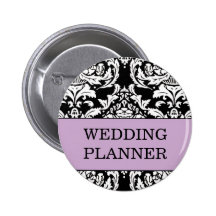 Bouton de wedding planner badges avec agrafe