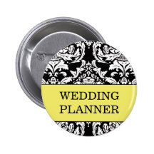 Bouton de wedding planner badges avec agrafe