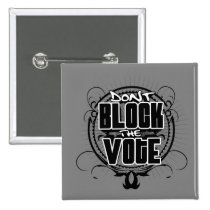 Bouton de Zoe de gorille - ne bloquez pas le vote badges publicitaires