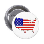Bouton des Etats-Unis Badges Avec Agrafe