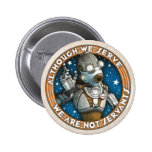 Bouton des syndicats des robots pin's avec agrafe