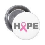Bouton d'espoir de cancer du sein pin's