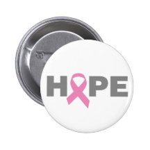 Bouton d'espoir de cancer du sein pin's