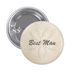 Bouton d'homme de sérénité de plage le meilleur badge