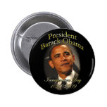 Bouton d'inauguration d'Obama Badge Avec Épingle