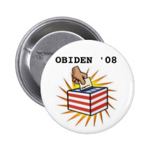 BOUTON D'OBAMA BIDEN PIN'S