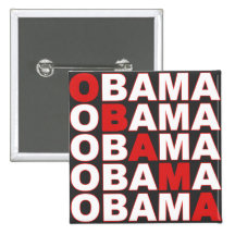 Bouton d'Obama Obama Badges Avec Agrafe