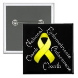 Bouton d'obscurité de carré de mois de conscience  pin's avec agrafe