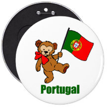 Bouton d'ours de nounours du Portugal Badge Avec Épingle